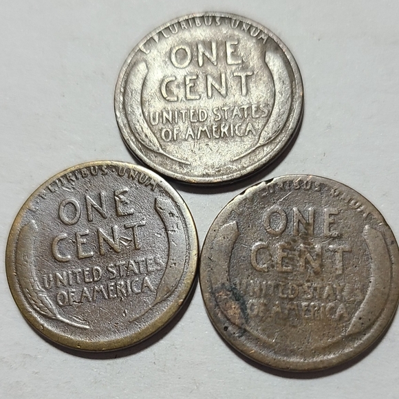 1915 p-d-s Lincoln Wheat Penny - Picture 2 of 2